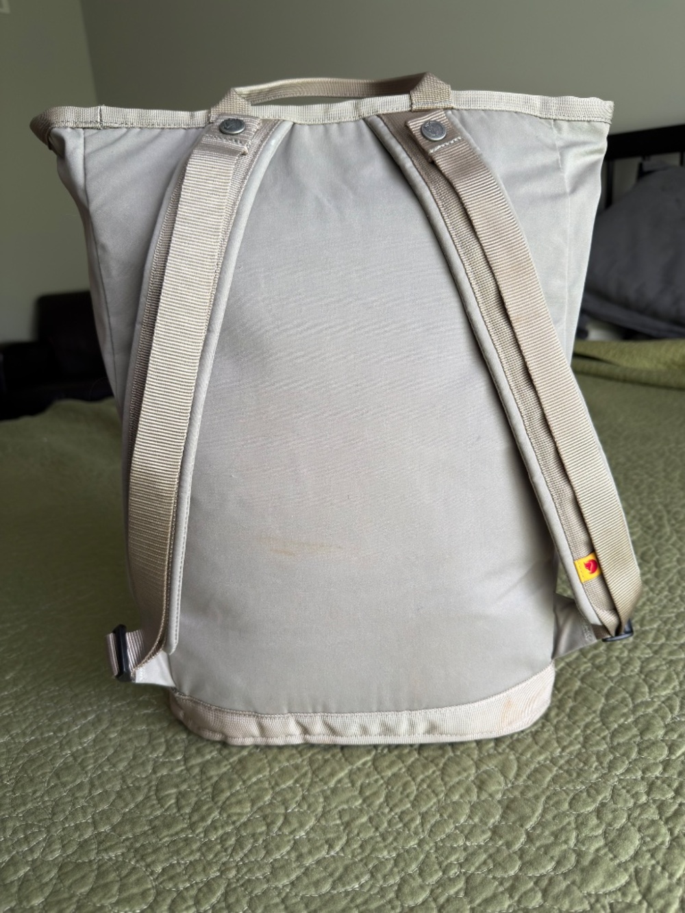 Fjallraven Vardag Totepack Fog Grey Convertible Backpack Tote Bag 27240 - Picture 9 of 10